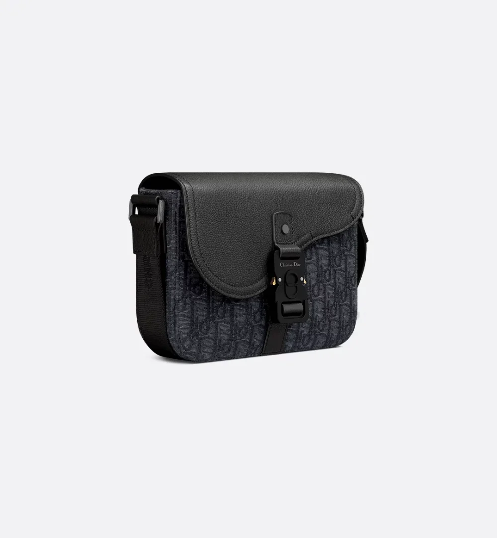 Dior Saddle Messenger Bag Oblique Black - Afbeelding 2