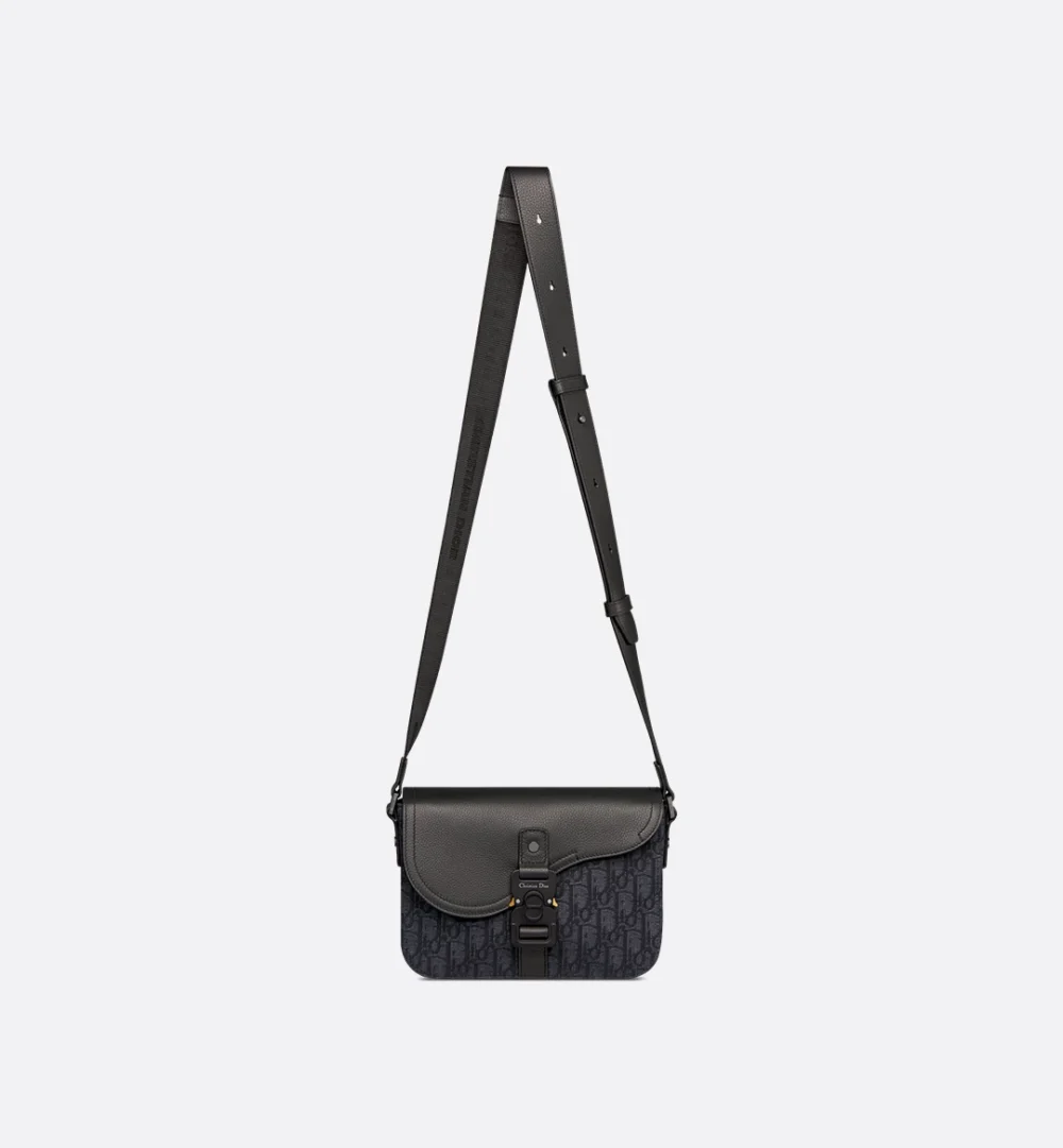 Dior Saddle Messenger Bag Oblique Black - Afbeelding 4