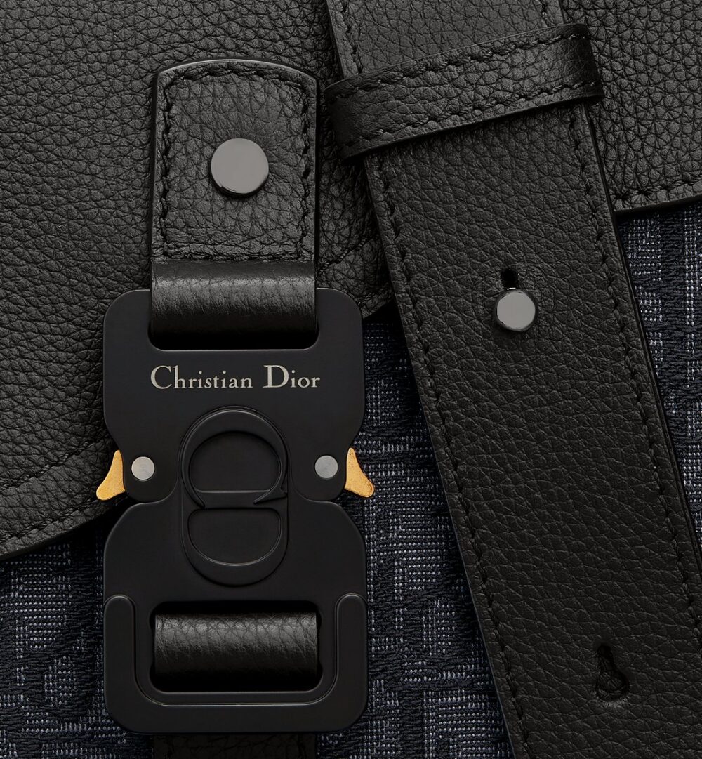 Dior Saddle Messenger Bag Oblique Black - Afbeelding 6