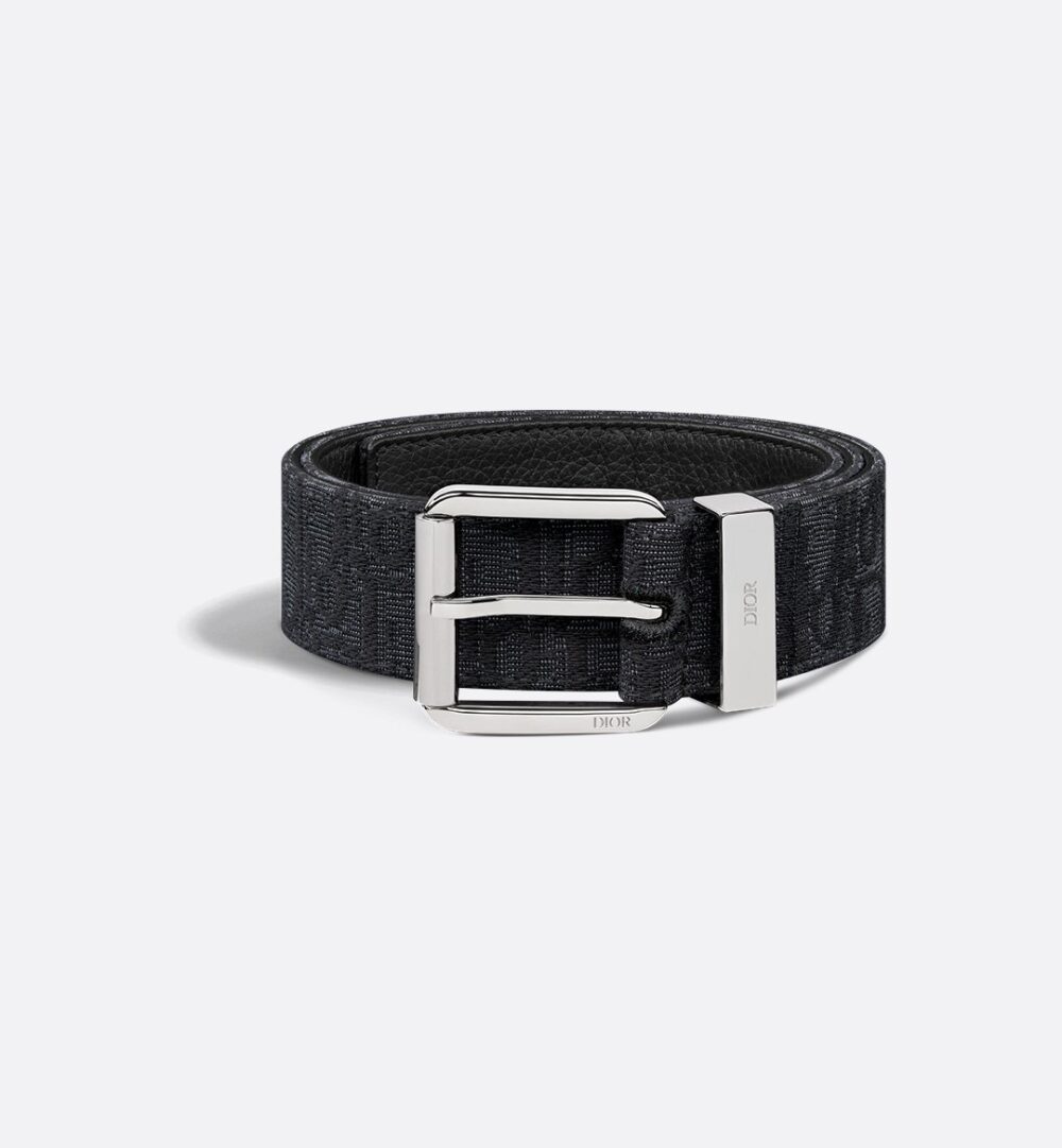 Dior Belt Oblique Black on Black - Afbeelding 2