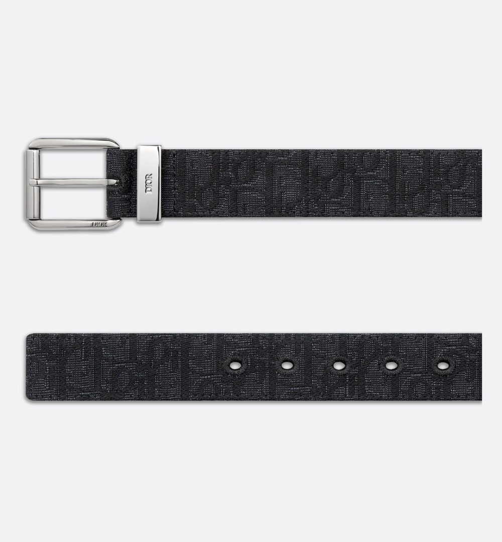 Dior Belt Oblique Black on Black - Afbeelding 3