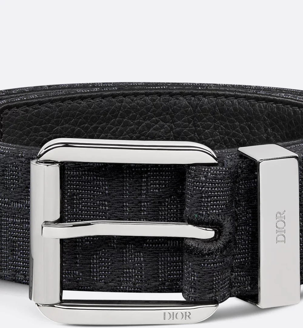 Dior Belt Oblique Black on Black - Afbeelding 4