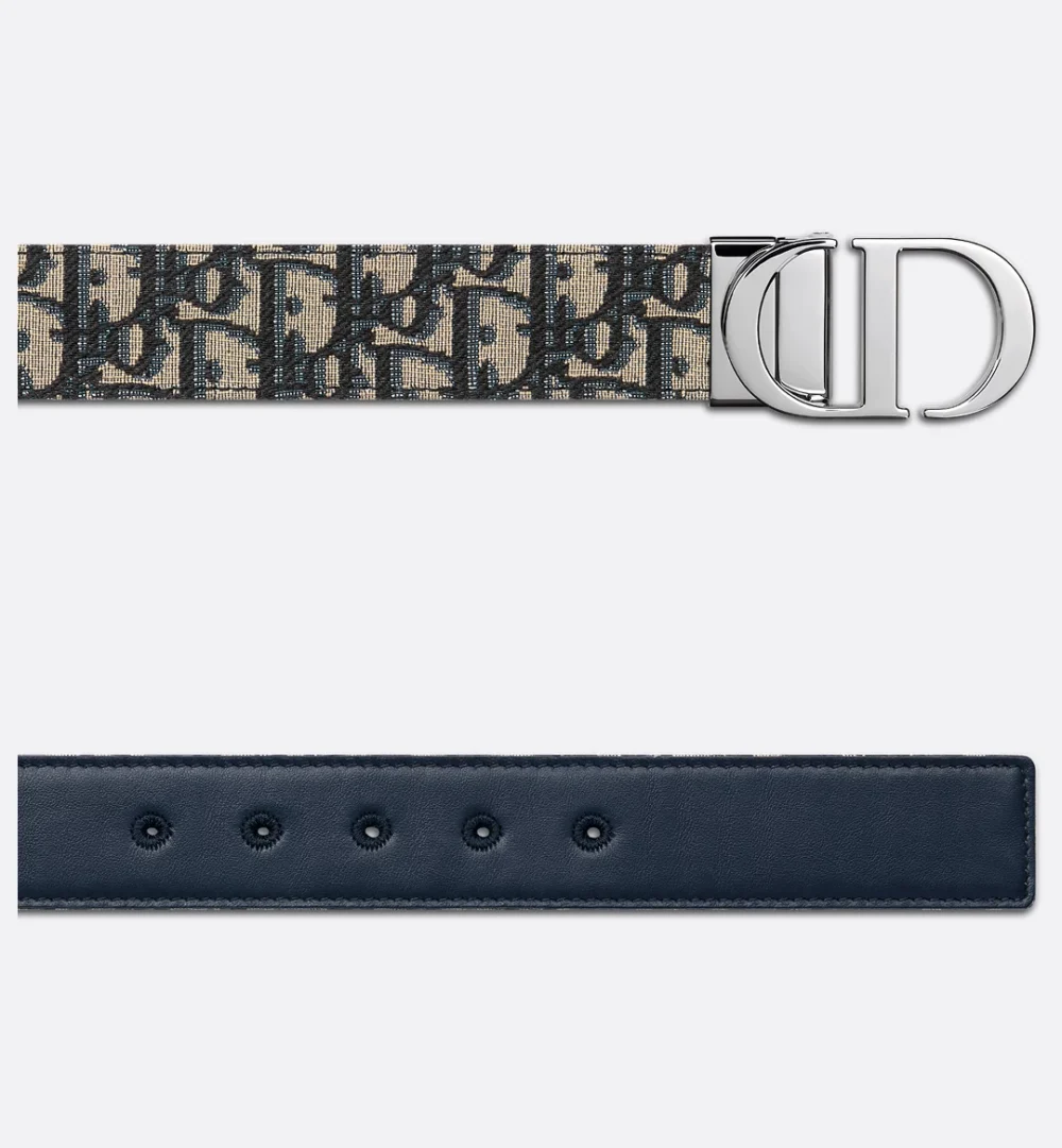CD Belt Oblique Beige/Black - Afbeelding 2