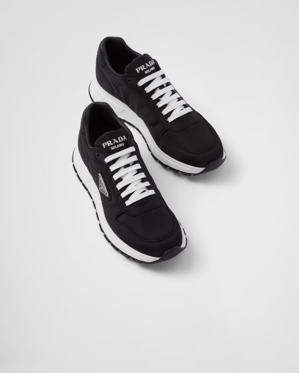 Prada Re-Nylon Sneakers Black/White - Afbeelding 3